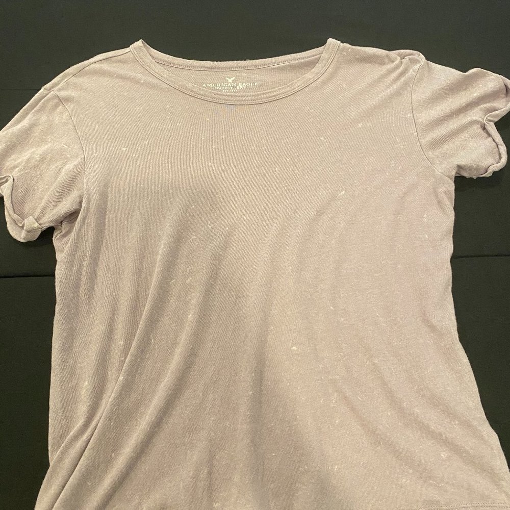 Cropped American Eagle Tee
